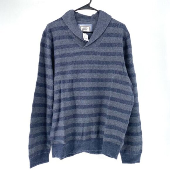 JOS A BANK 1905 Collection Stripe Lapel Sweater - Picture 1 of 5